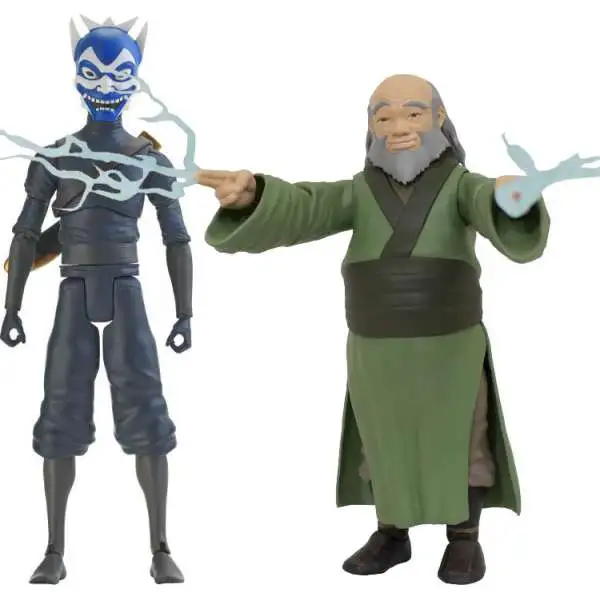 Avatar the Last Airbender Series 5 Iroh & Blue Spirit Zuko Set of Both Action Figures