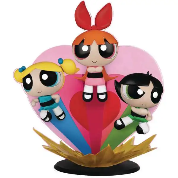 Powerpuff Girls Dynamic 8-ction Heroes Blossom, Buttercup & Bubbles Action Figure Set DAH-055DX