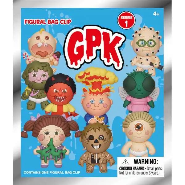 Garbage Pail Kids 3D Figural Foam Bag Clip GPK Series 1 Mystery Pack [1 RANDOM Figure]