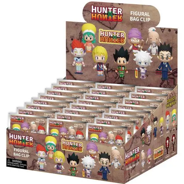 3D Figural Foam Bag Clip Hunter x Hunter Mystery Box [24 Packs]