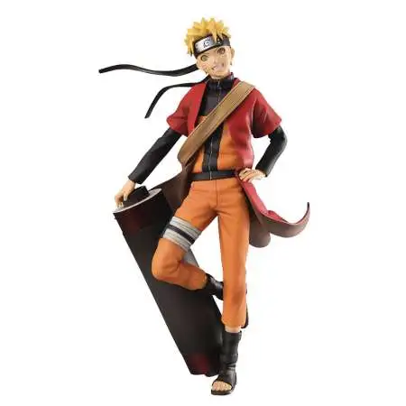 Sega Naruto Shippuden G.E.M. Series Naruto Uzumaki 7.4-Inch Collectible PVC Figure [Sage Mode]