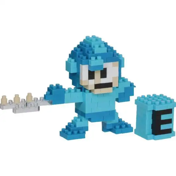 Nanoblock's Character Collection Mega Man 1.6-Inch Building Block Set [180 Pieces]