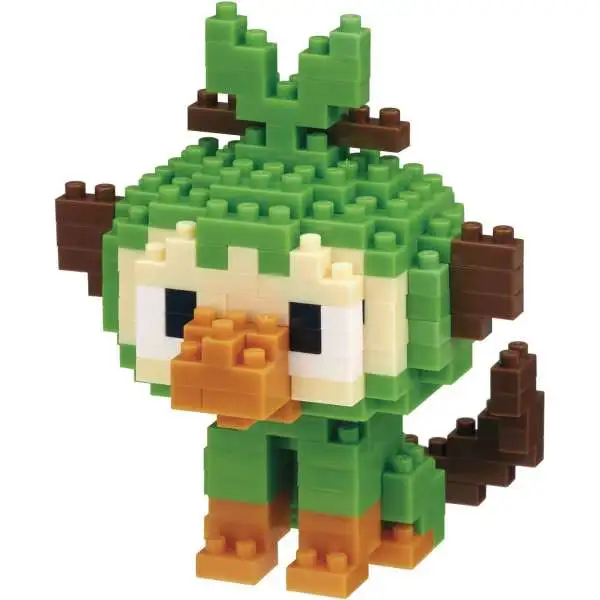 Nanoblock Pokemon Collection Series Grookey Building Block Set [190 Pieces]