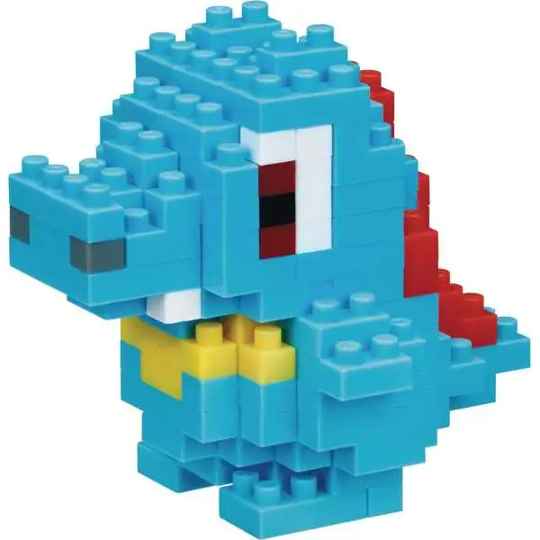 Nanoblock Pokemon Collection Series Totodile Building Block Set [140 Pieces]