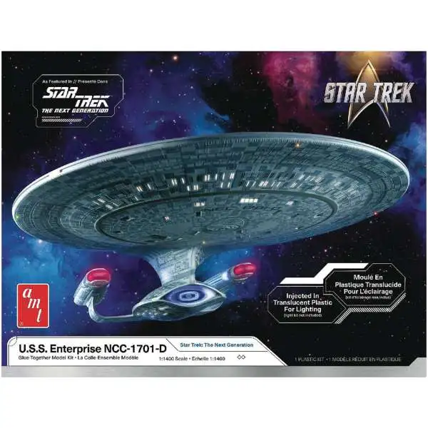 Star Trek The Next Generation Enterprise 1701-D Model Kit