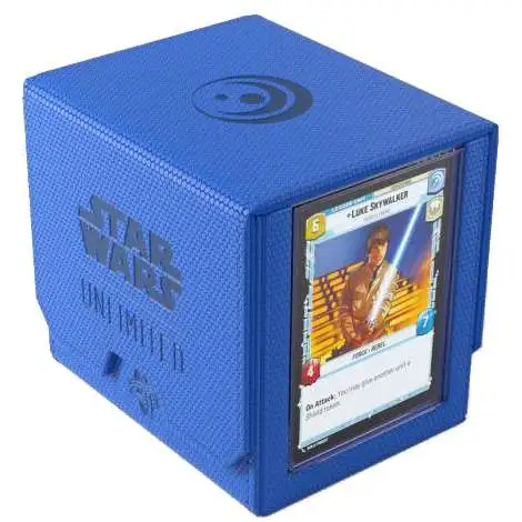 Star Wars: Unlimited Trading Card Game Official Accessory Blue Deck Pod