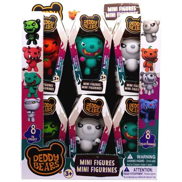 Deddy Bears Mini Figure Coffin Window 3-Inch Mystery Box [18 Packs]