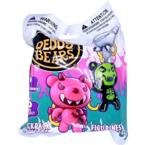 Deddy Bears Backpack Hanger 2.5-Inch Mystery Pack [1 RANDOM Figure]