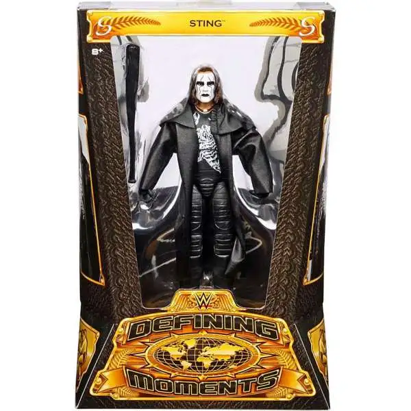 WWE Wrestling Defining Moments Sting Action Figure Black Trench