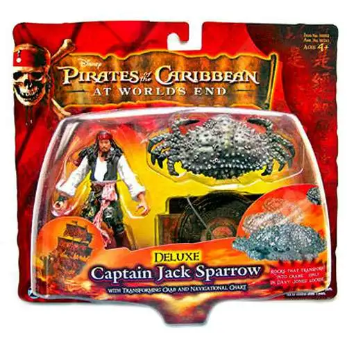 Pirates of the Caribbean At World's End Series 3 Captain Jack Sparrow Action Figure [Deluxe]