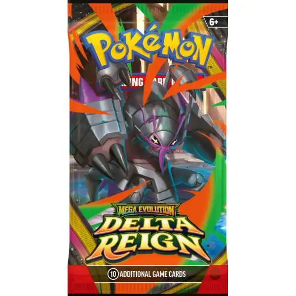 Pokemon Mega Evolution Delta Reign SLEEVED Booster Pack [10 Cards] (Pre-Order ships November)