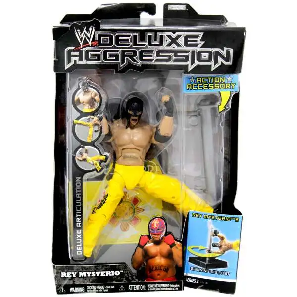 WWE Wrestling Deluxe Aggression Series 2 Rey Mysterio Action Figure