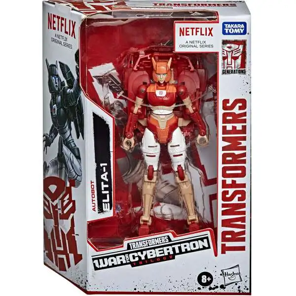Transformers Generations War for Cybertron: Trilogy Elita-1 Exclusive Deluxe Action Figure [Netflix Series Inspired]