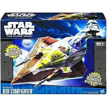 Star Wars Clone Wars Vehicles 2011 Kit Fisto's Jedi Starfighter Action Figure Vehicle