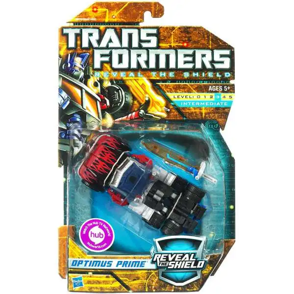 Transformers Reveal the Shield Hunt for the Decepticons Optimus Prime Deluxe Action Figure [Generation 2]