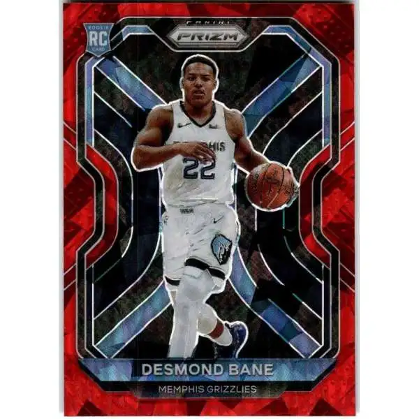 NBA 2020 Prizm Basketball Rookie Desmond Bane #297 [Red Cracked Ice]