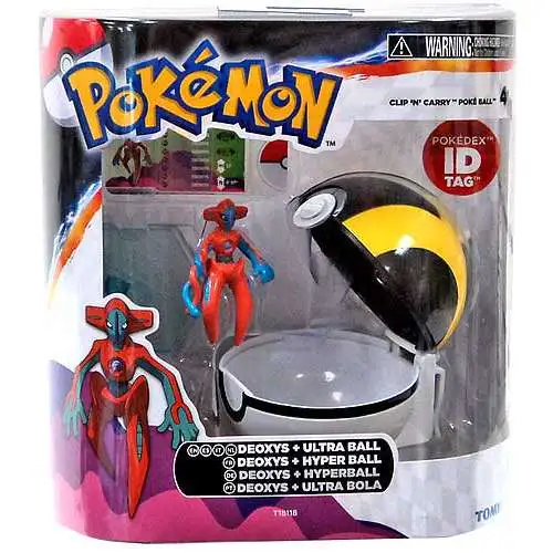 Pokemon Clip n Carry Pokeball Deoxys with Ultra Ball Figure Set