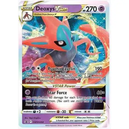 Pokemon Trading Card Game Sword & Shield Promo Deoxys VSTAR SWSH268 [Oversized, Holo]