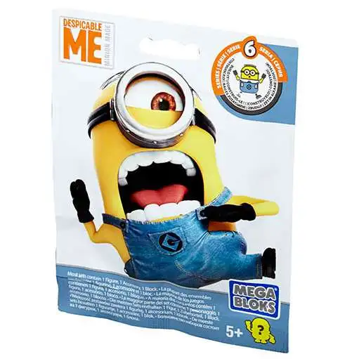 Mega Bloks Despicable Me Minion Made Series 6 Mystery Pack [1 RANDOM Figure]