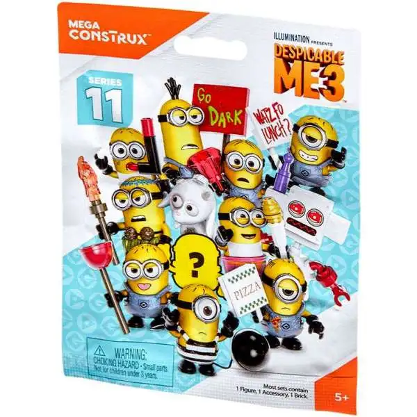 7x Mega Construx Despicable Me 3 Minions Series 10 Blind Bags Mystery for sale online 