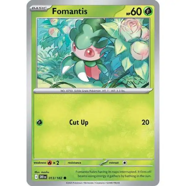 Pokemon Trading Card Game Destined Rivals Common Fomantis #13