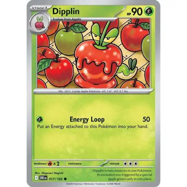 Pokemon Trading Card Game Destined Rivals Common Dipplin #17