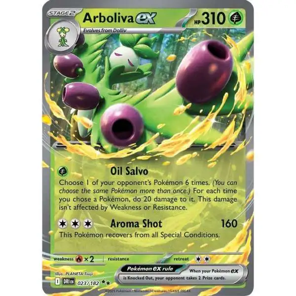 Pokemon Trading Card Game Destined Rivals Double Rare Arboliva ex #23
