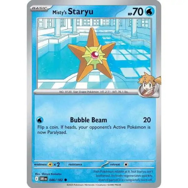 Pokemon Trading Card Game Destined Rivals Common Misty's Staryu #46