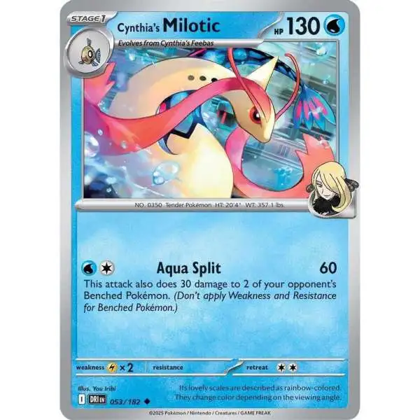 Pokemon Trading Card Game Destined Rivals Uncommon Cynthia's Milotic #53