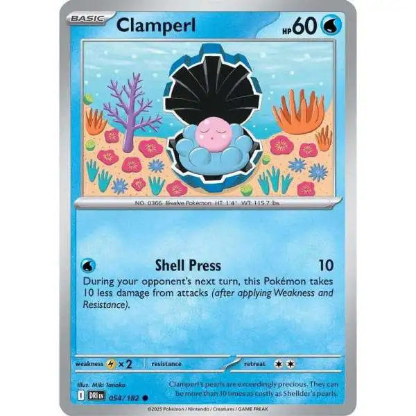 Pokemon Trading Card Game Destined Rivals Common Clamperl #54