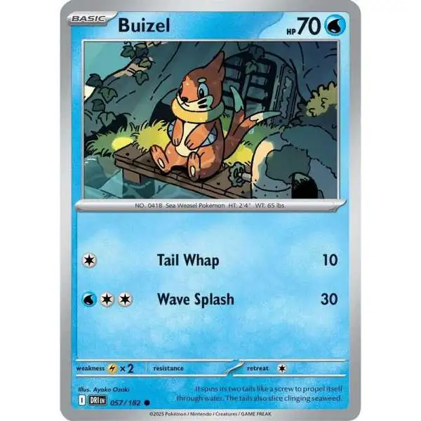 Pokemon Trading Card Game Destined Rivals Common Buizel #57
