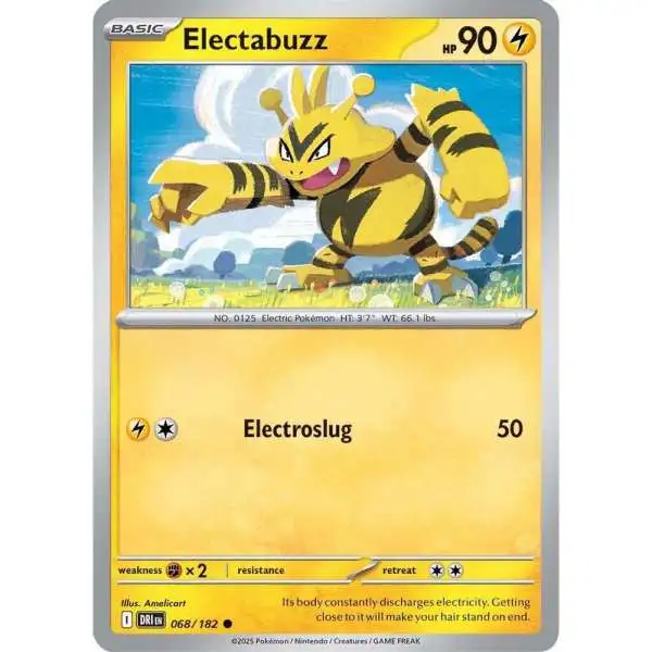 Pokemon Trading Card Game Destined Rivals Common Electabuzz #68