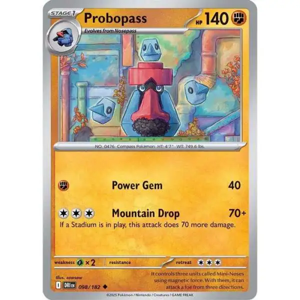 Pokemon Trading Card Game Destined Rivals Uncommon Probopass #98