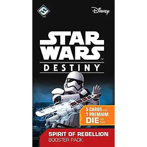 Star Wars Destiny Spirit of Rebellion Booster Pack [5 Cards & 1 Premium Die]