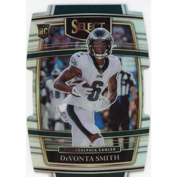 NFL 2021 Panini Select Silver Die-cut DeVonta Smith #49 [Rookie]