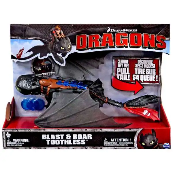 How to Train Your Dragon Dragons Blast & Roar Toothless Electronic Action Figure