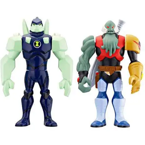 Ben 10 Alien Force Alien Creation Chamber Diamondhead V.2 & Vilgax Mini Figure 2-Pack