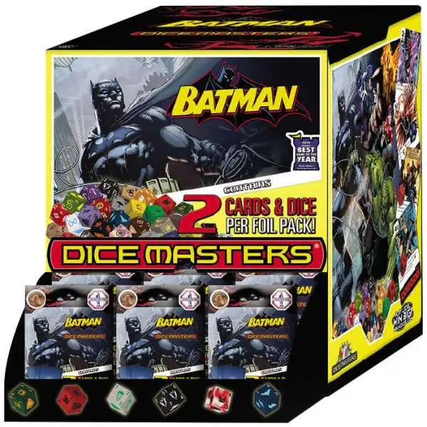 DC Dice Masters Batman Gravity Feed Booster Box [90 Packs]