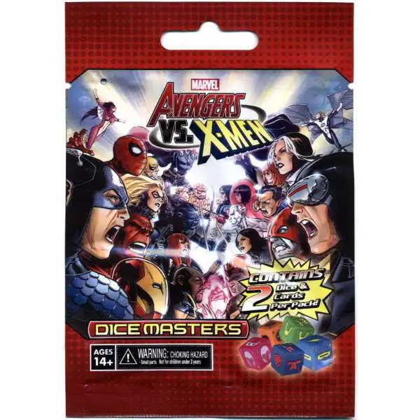 Marvel Dice Masters Avengers vs. X-Men Booster Pack [2 Dice & Cards]