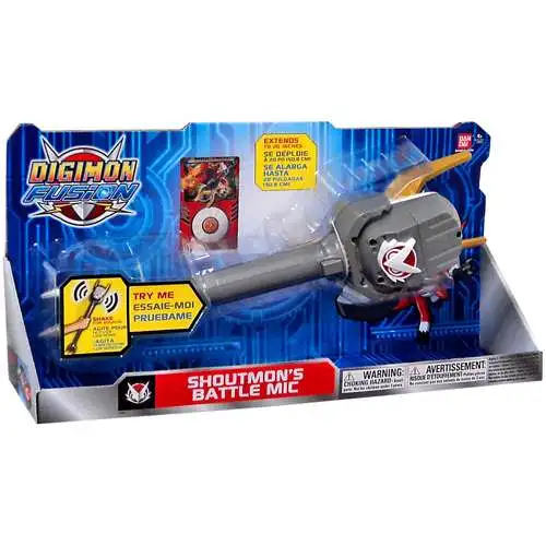 Digimon Fusion Shoutmon's Battle Mic Roleplay Toy
