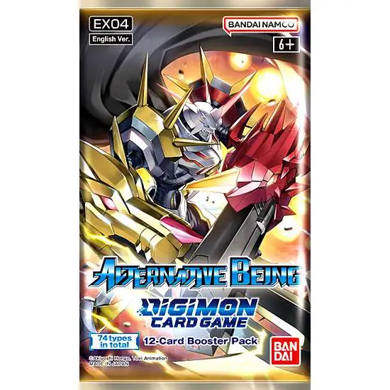 Digimon Trading Card Game Alternative Being Booster Pack EX04 [12 Cards]