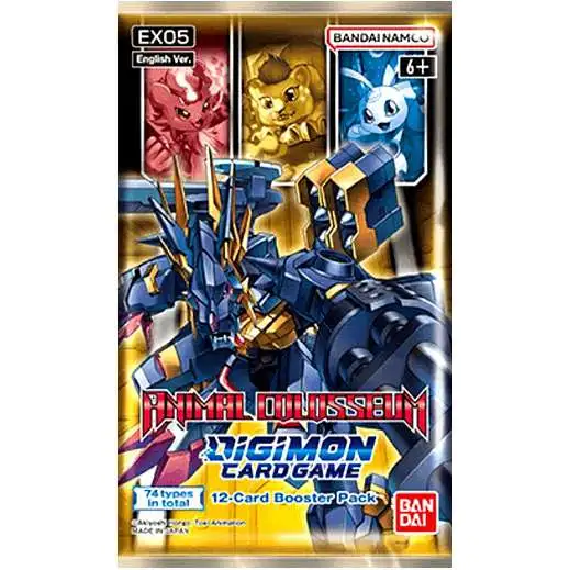 Digimon Trading Card Game Animal Colosseum Booster Pack EX05 [12 Cards]