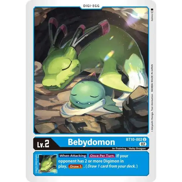 Digimon Xros Encounter Uncommon Bebydomon BT10-002