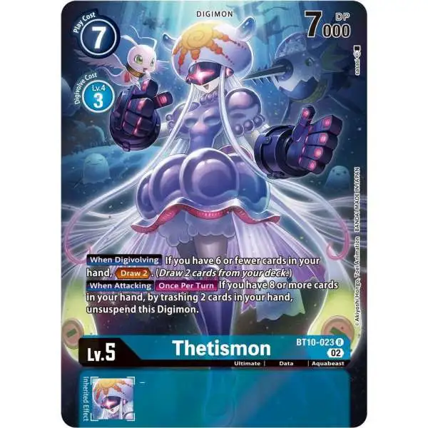 Digimon Xros Encounter Rare Thetismon BT10-023 [Alternate Art]