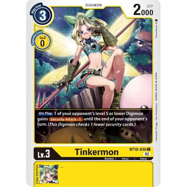 Digimon Xros Encounter Common Tinkermon BT10-030