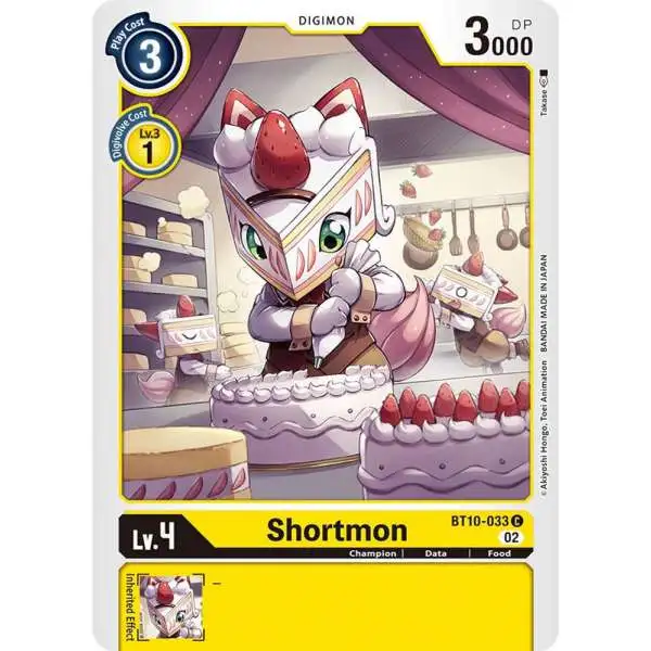 Digimon Xros Encounter Common Shortmon BT10-033