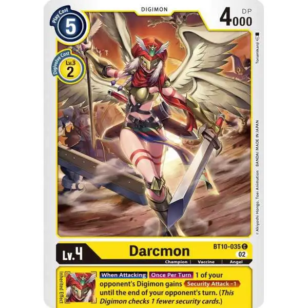 Digimon Xros Encounter Common Darcmon BT10-035