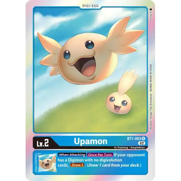 Digimon Trading Card Game Resurgence Booster Rare Upamon BT1-003 [Reprint]