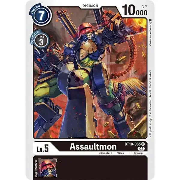 Digimon Xros Encounter Common Assaultmon BT10-065