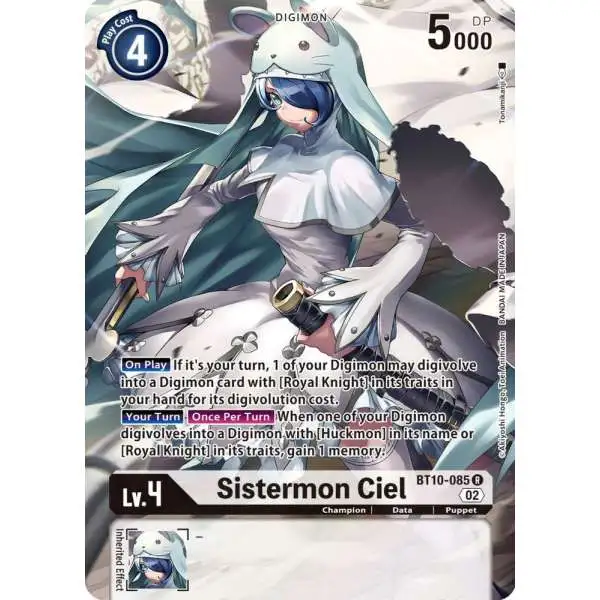 Digimon Xros Encounter Rare Sistermon Ciel BT10-085 [Alternate Art]